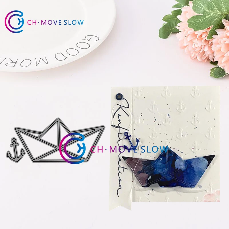 

2019 New Arrival CH Sailboat Metal Cutting Dies 3D DIY Scrapbooking Carbon Sharp Craft Die Photo Invitation Cards Decoration