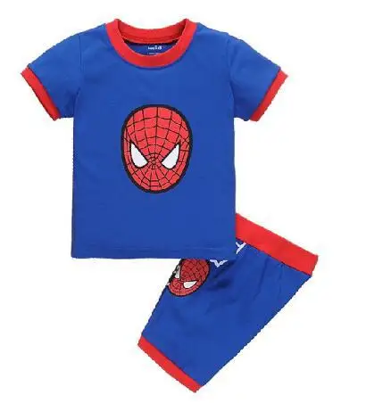 

Children Cartoon Pajamas For Boys Short Sleeve Sleepwear Loungewear Pyjamas Kids Boys Fire Truck Pijama Chid Summer Clothes Set