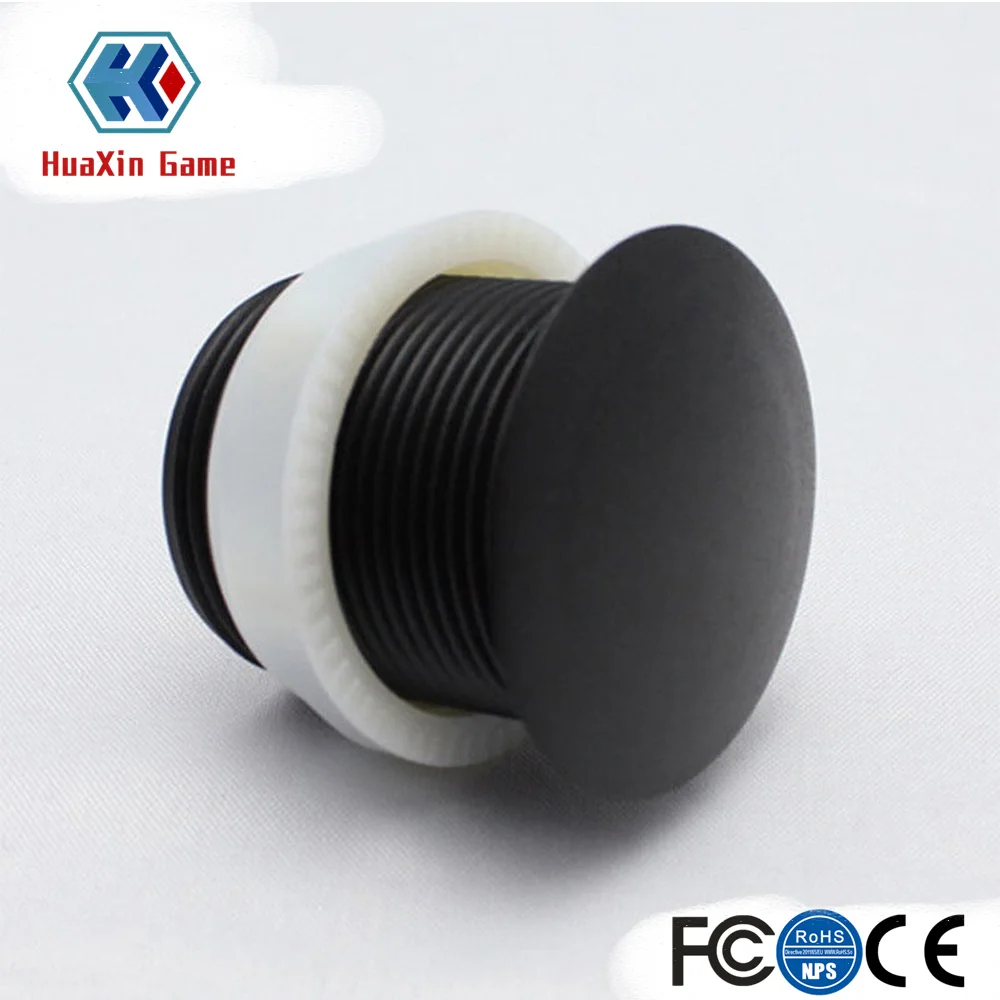 

10PCS 28MM / 24MM Screw in type Black Nylon Arcade Push Button hole plug button cover hole cap plug up your unsightly holes