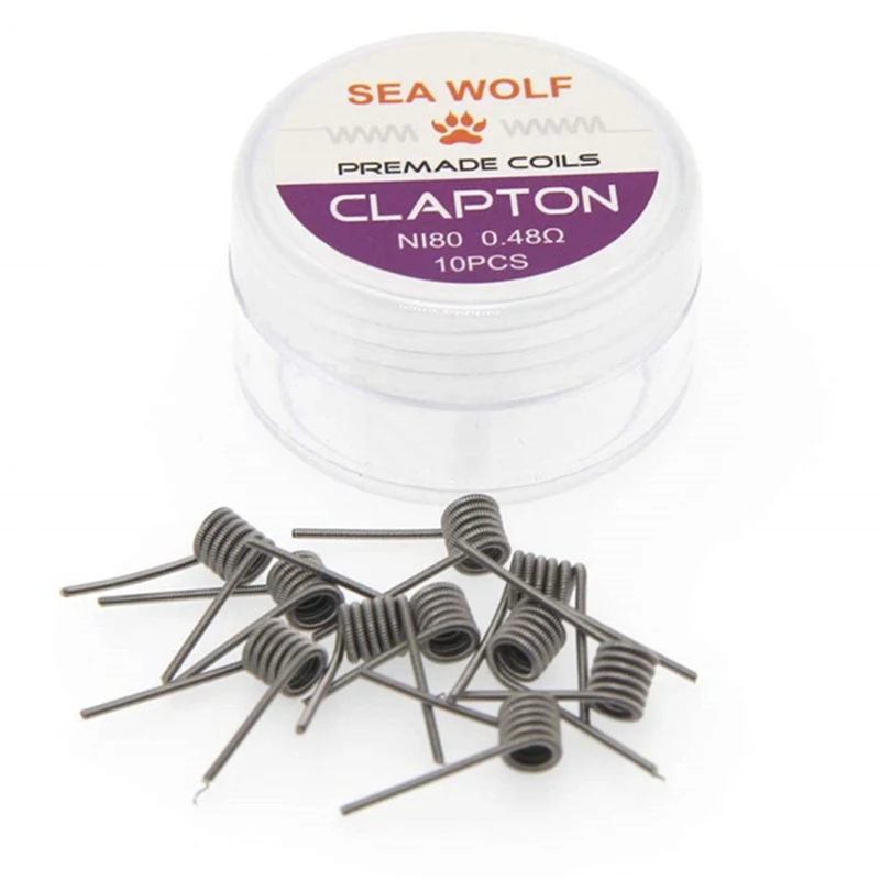 Морская Волчья катушка NI80 Alien Clapton сплавленная Клэптон тигр предварительно