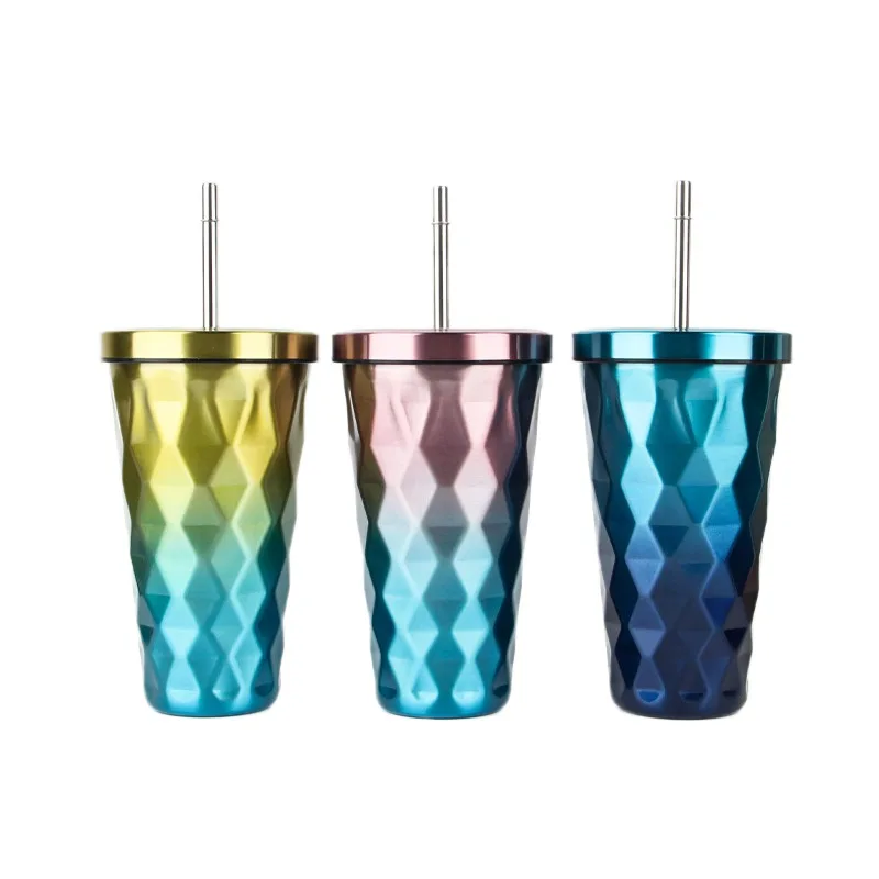 Travel 304 Stainless Steel Straw Cold Double Wall Fit Water Drinking