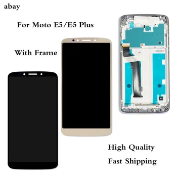 

LCD Display Touch Digitizer Screen with Touch Panel Assembly For Motorola Moto E5 XT1944/E5 Plus XT1924 With Frame Replacement