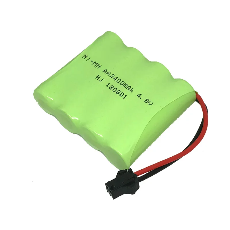 4,8 V 2400mAh AA 4* AA Ni-CD аккумулятор для радиоуправляемых электромобилей с дистанционным управлением, игрушечное освещение, электроинструменты, модель перезаряжаемой батареи