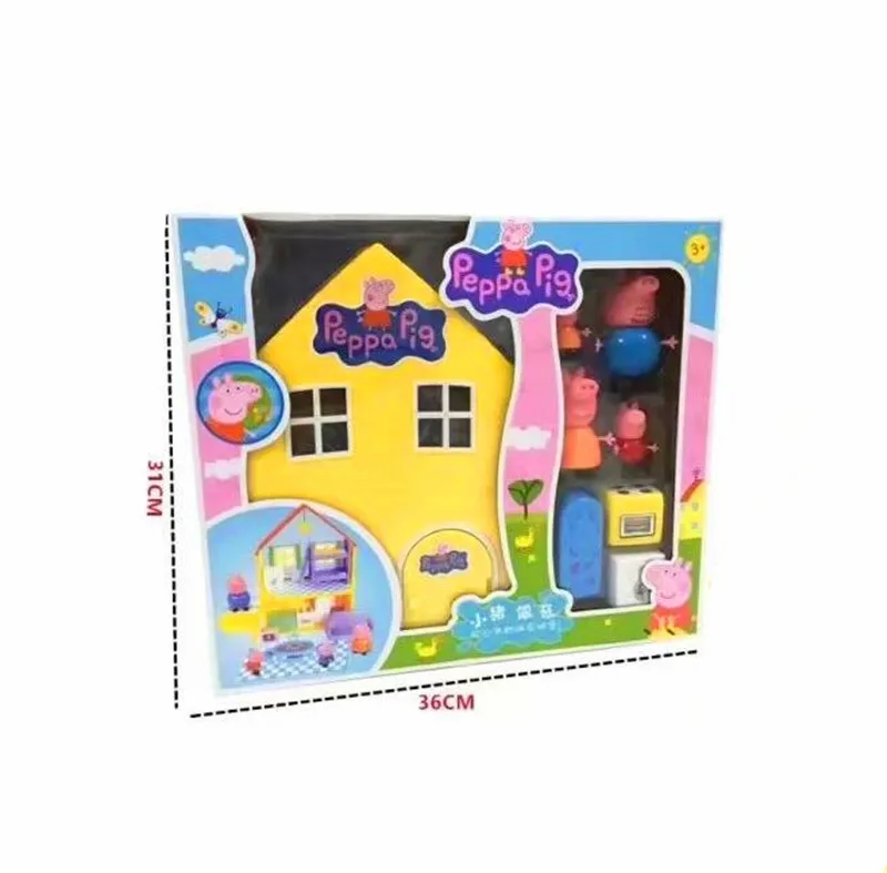 Peppa pig Toys Doll Real Scene Model Amusement park PVC Action Figures Family Member Early Learning Educational Peppa pig Toys Doll Real Scene Model Amusement park PVC Action Figures Family Member Early Learning Educational