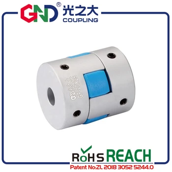 

GND gear hole minimum 3mm maximum 16mm Jaw D20 L30 shaped setscrew series flexible coupling shaft coupler servo motor coupling