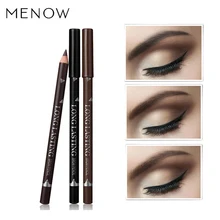 Бренд Menow, косметика для бровей, водостойкий, стойкий, легко носить, пигмент, черный, кофейный, коричневый, дешевый карандаш для макияжа бровей