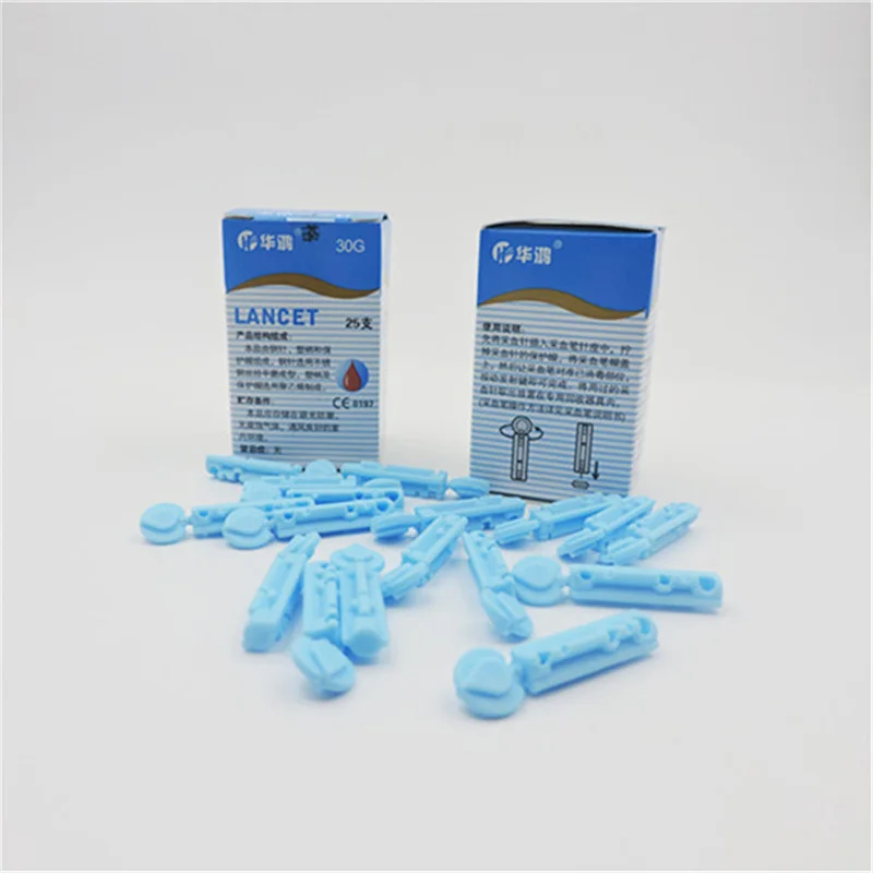 100pcs Blood Glucose Test Strips And Lancest Needle For GLM 76 Glucometer Blood Glucose Meters Monitor Health Care Tools (1)
