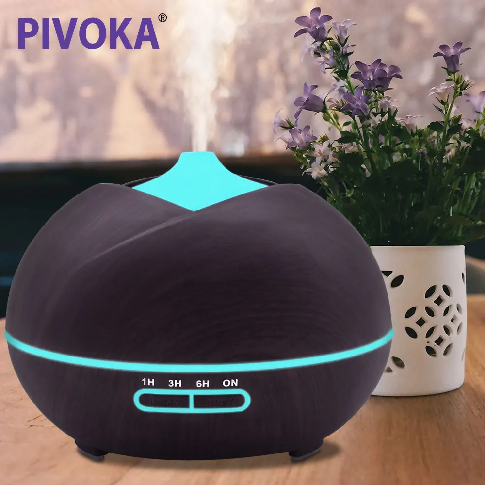 

PIVOKA 400ml Air Humidifier Aroma Diffuser Grain Timing Aromatherapy Diffuser Household Office