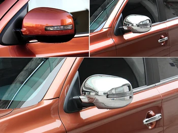 

ABS Chrome Car Door Side Mirror Cover/Rearview Side Door Mirrors Cover Trim for Mitsubishi Outlander EX 2013 2014 2015 2016