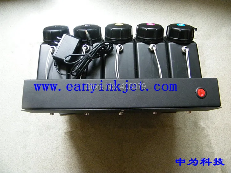 

8 color UV bulk ink system with sensor for large format Plotter LED UV curable inkjet ink printer(not need cartridge)
