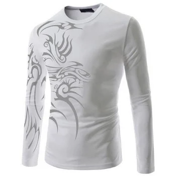 

Geek Men T-shirt New Casual Fashion Tattoo Printing Ventilation Sports