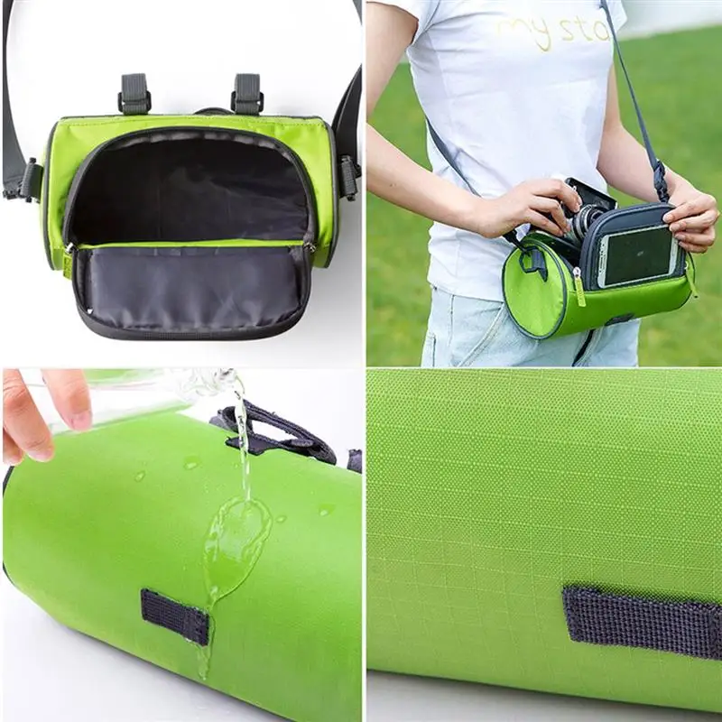 Flash Deal 3 in 1 Touch Screen Bicycle Front Tube Bag 22x12x12cm Cycling Handlebar Bag MTB Bike Frame Pannier Bike Phone Bags Accessories 11