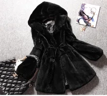 Free Shipping Genuine real natural full pelt Rex Rabbit Fur Coat Women’s Winter Fashionable New Design Overcoat