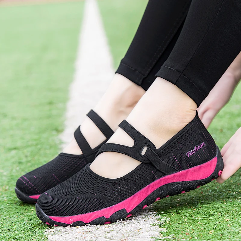 Women Flats Shoes Summer Mesh Sneakers Breathable Casual Shoes Women Loafers Lady Soft Walking Sneaker Boat Shoe Zapatos Mujer