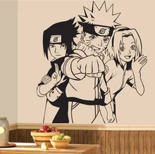 Hokage three stickers TV wall decorative chest stick creative background of bedroom the head of a bed is stuck living room