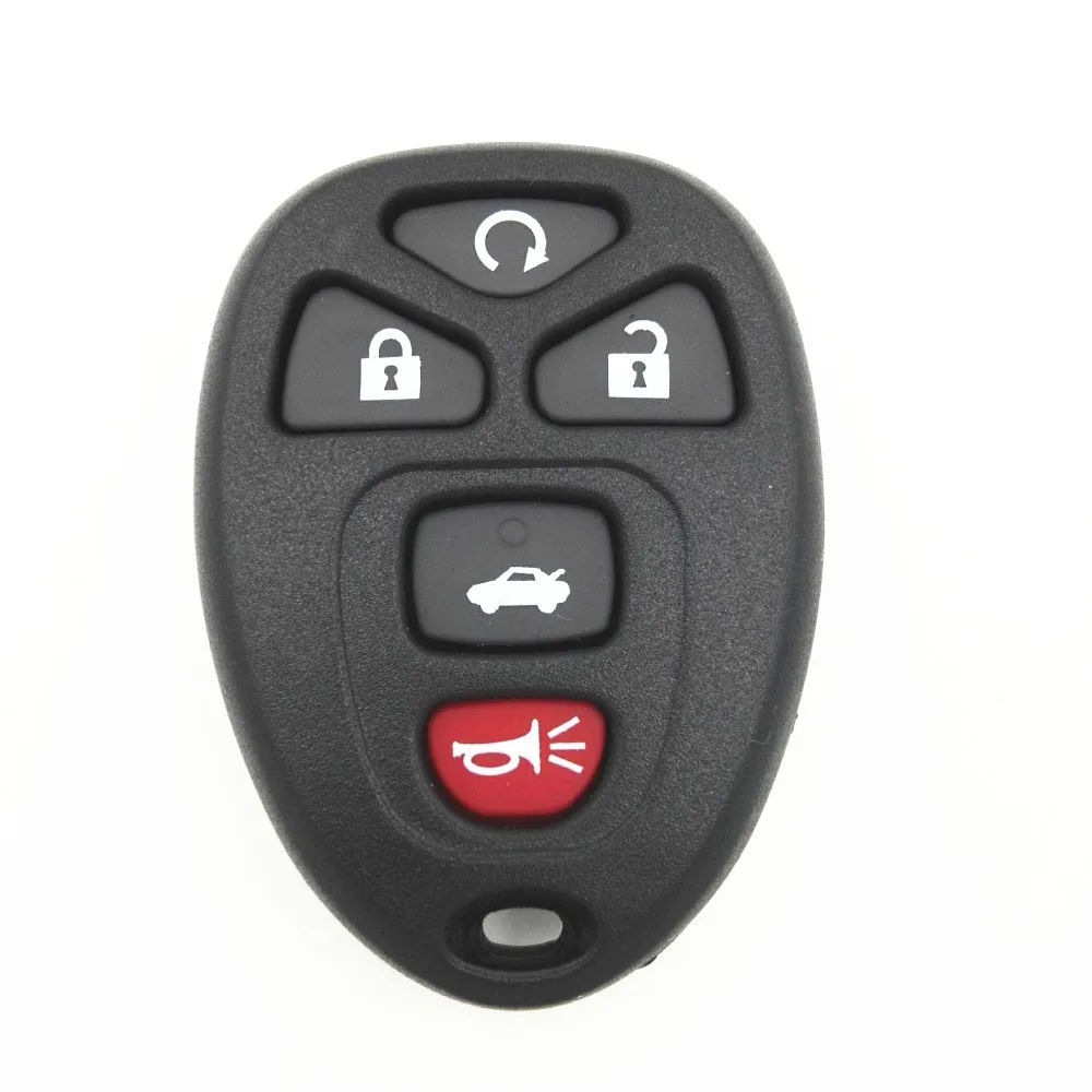 

5 Buttons Car Remote Fob Cover Case Replacement Key Blank Shell Housing For Buick LaCrosse GMC Chevrolet Pontiac Grand Prix