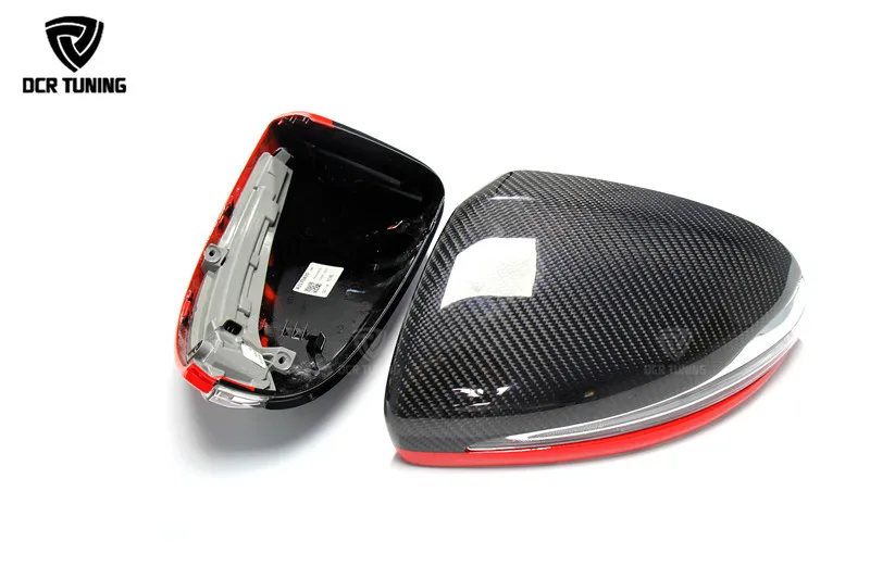 Mercedes W205 W222 W213 X205 Benz C S GLC E Class Carbon Fiber Mirror LHD Only 11 Replacement Style AMG (1)