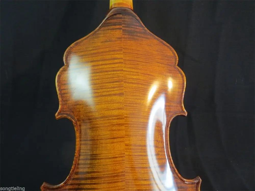 Уникальный дизайн в стиле барокко без ребра скрипки 4/4, большой, яркий звук#11093