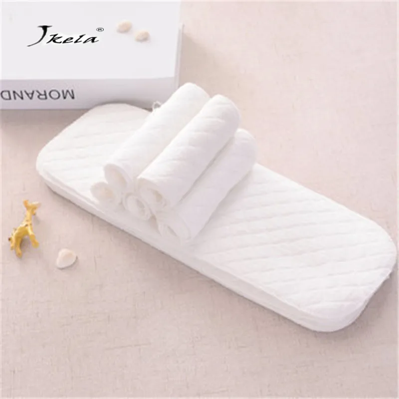 

20PCS Baby Washable Reusable Real Cloth Pocket Nappy Infant Newborn Diaper Liners Insert 6Layers Cotton Birth to Potty One Size