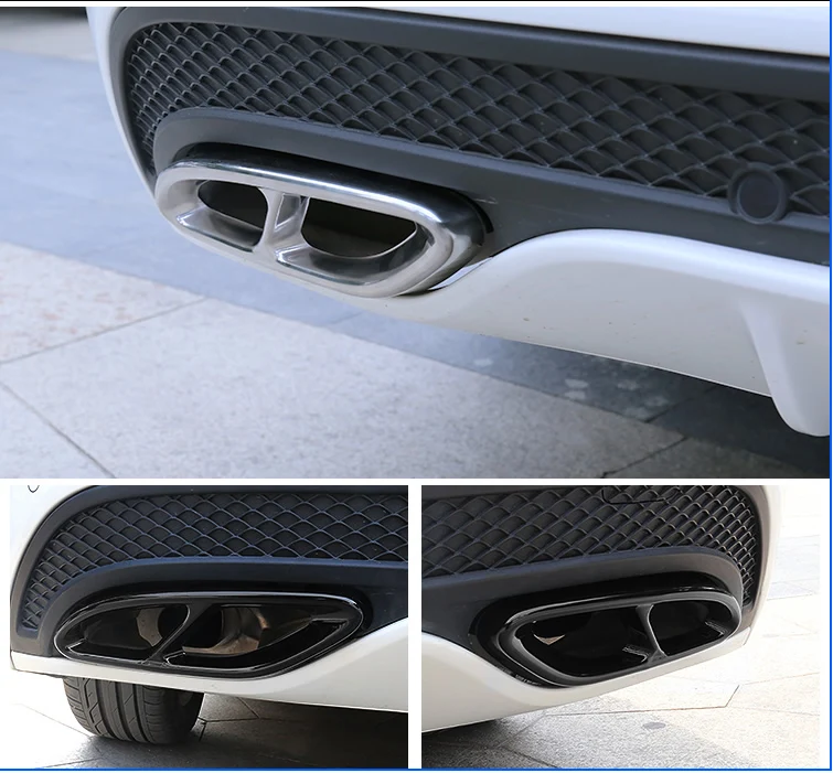 

Suitable for high-quality stainless steel exhaust pipe decoration of Mercedes-Benz automobile refitting