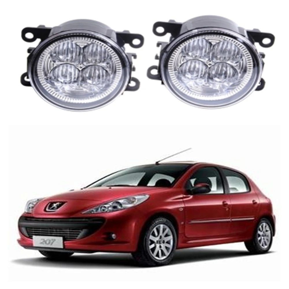 

For Peugeot 207 Hatchback WA_ WC_ 2006-2015 10W High power Lens fog lights Car styling Fog Lights 1set