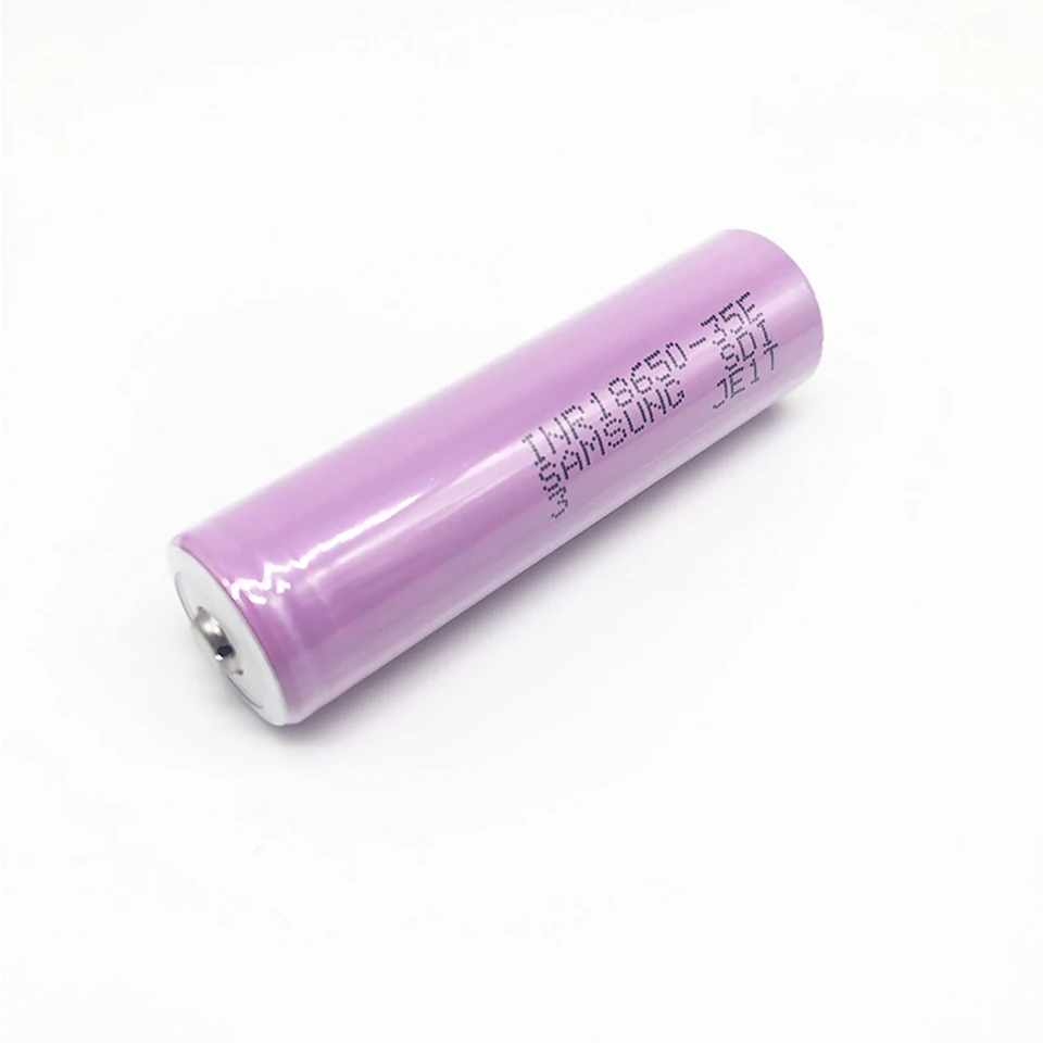 Inr18650 35e для samsung 18650 3500mAh 10A разрядка INR18650 35E 18650 литий-ионная аккумуляторная батарея 3,7 v с заостренным носком