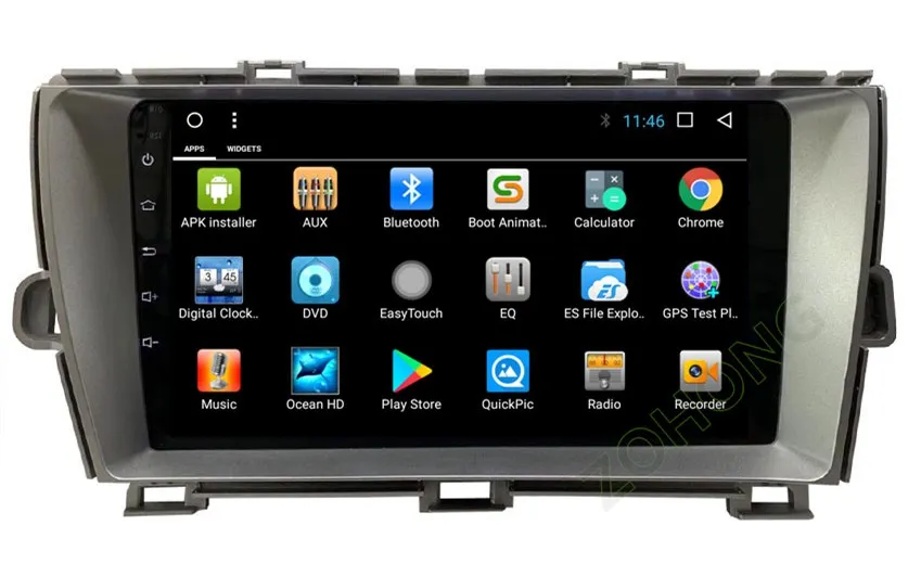 Clearance 9 inch PIP Octa 8 Core Android Car DVD Player for Toyota Prius auto Multimedia Navigation GPS Radio stereo FM bluetooth WIFI Map 27