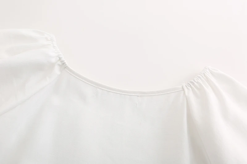 SheMujerSky, сексуальная летняя блузка, Женские топы с открытыми плечами, белая рубашка с длинным рукавом, Короткие блузки,, moda mujer
