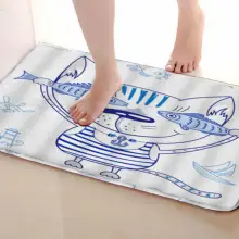 Коврик для ванной комнаты в стиле кошки, Забавный Противоскользящий коврик для ванной, аксессуары для душевой занавески, соответствующие вашей душевой занавеске