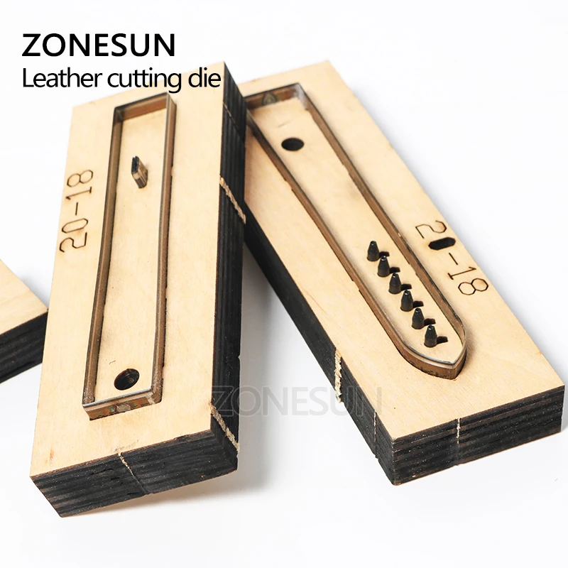 ZONESUN 20 18 заказной кожаный режущий штампованный DIY ремесло поставка ремешок для