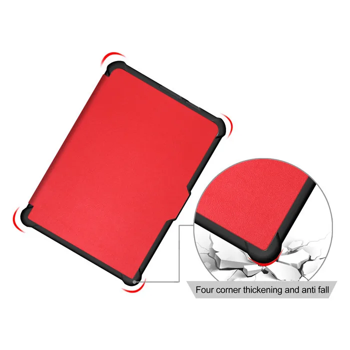 50Pcs PU Leather Cover Case for Kobo Clara HD 6 6" inch Ebook Reader+ Screen Film