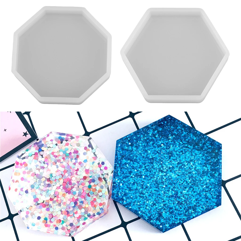 Polygonal Silicone Mold Necklace Bracelets Pendant Jewelry Making Tools Mould DIY Art Crafts Mould