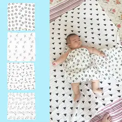 Очень мягкий детский Муслин Хлопок Одеяло пеленание новорожденных Детское банное полотенце для одеяльца для новорожденных двухслойная
