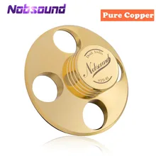 Nobsound hi-fi hi-fi registros lp disco estabilizador turntables vinil braçadeira anti-skid cobre puro ouro/liga de zinco prata
