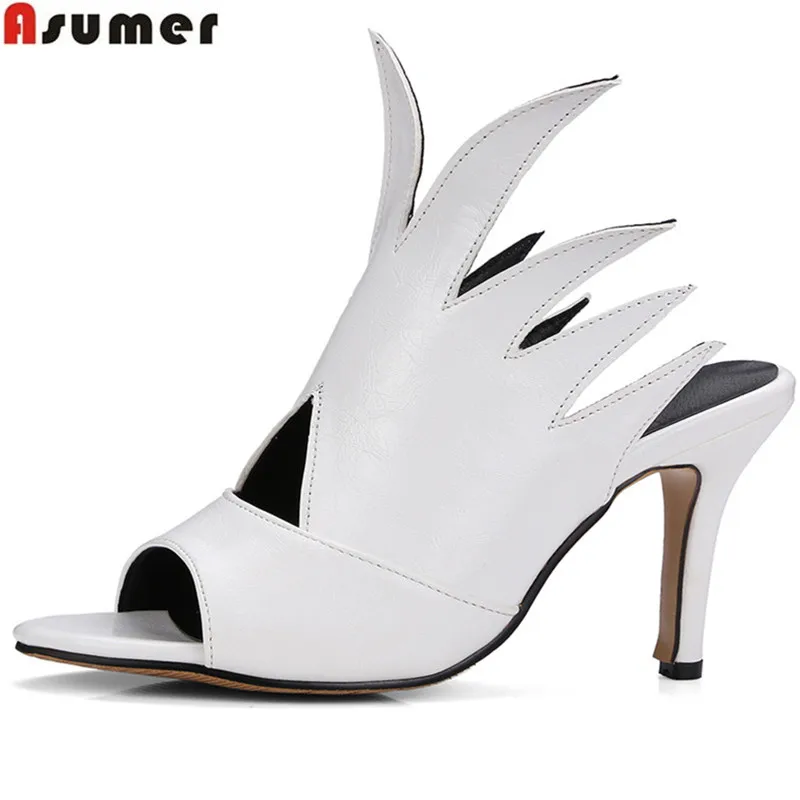 ASUMER black wine red fashion summer ladies shoes peep toe elegant prom shoes thin heel women high heels sandals size 33-46 ASUMER black wine red fashion summer ladies shoes peep toe elegant prom shoes thin heel women high heels sandals size 33-46
