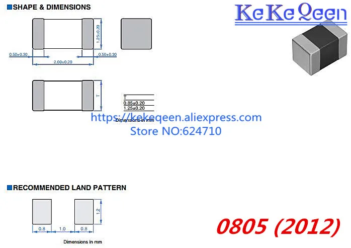 Cheap inductor 0805