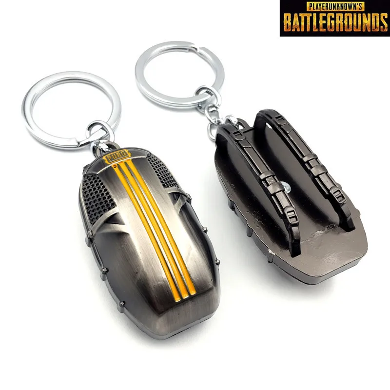 Juego caliente PUBG llavero juego equipo clave cadena chaveiro colgante de aleación de llaveros de Cosplay ventiladores de alta calidad de regalo de colección
