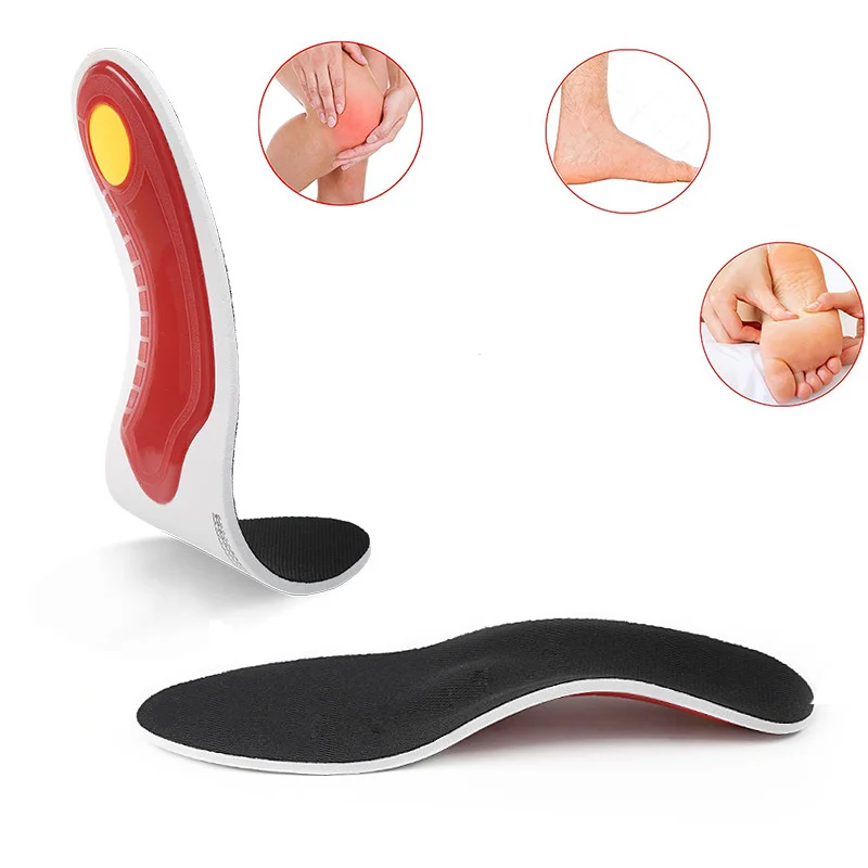 Comfortable Orthotics Cubitus Varus Flat Foot Insole Orthopedic Insoles for Shoes Insert Arch Support Pad for Plantar Fasciitis