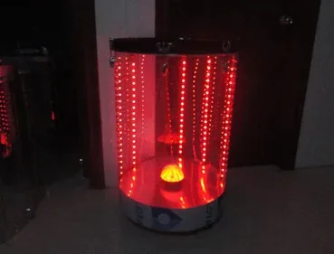 Colorful lights LED sound drum water drums transparent water drum