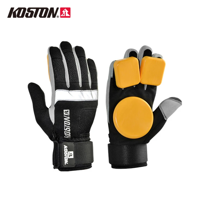 

KOSTON Longboard Sliding Gloves with POM Puck Professional Protective Gloves Skateboarding Riding M /L AC631