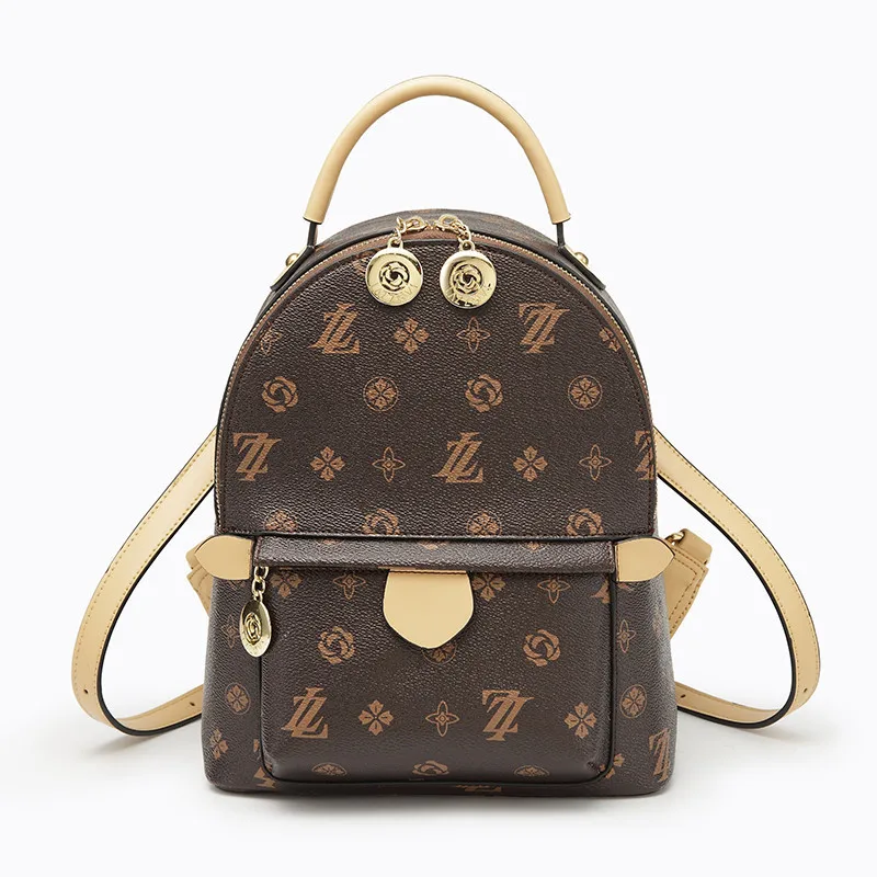 Backpacks For Women Pu Leather Sweet Girl Mini Backpack School Students Bags Luxury Brand Bag Female Travel Flower Bags tote bag Backpacks For Women Pu Leather Sweet Girl Mini Backpack School Students Bags Luxury Brand Bag Female Travel Flower Bags tote bag