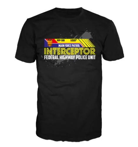 MAD MAX Interceptor T-shirt Inspired by the 1979 film Mad Max Newest Top Tees Fashion Style Men Tee 100% Cotton Classic tee | Мужская