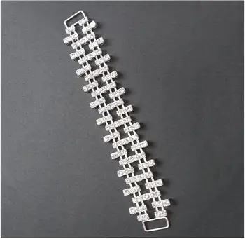 

Tangpan 5pcs Crystal Rhinestone Bikini Connectors/ Buckle Metal Chain For Swimming Wear Bikini Decoration BN54