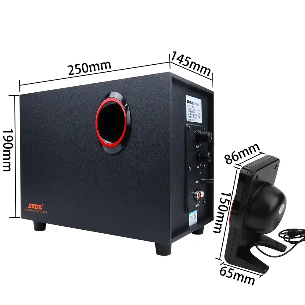 Sada Sl 8018 Multimedia Pc Mini Speakers Usb Wireless Desktop