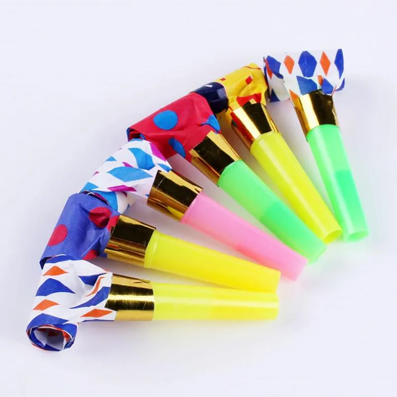 Multiple Blowouts Long Pipe Blow Out Whistles Noise Maker Kids Birthday