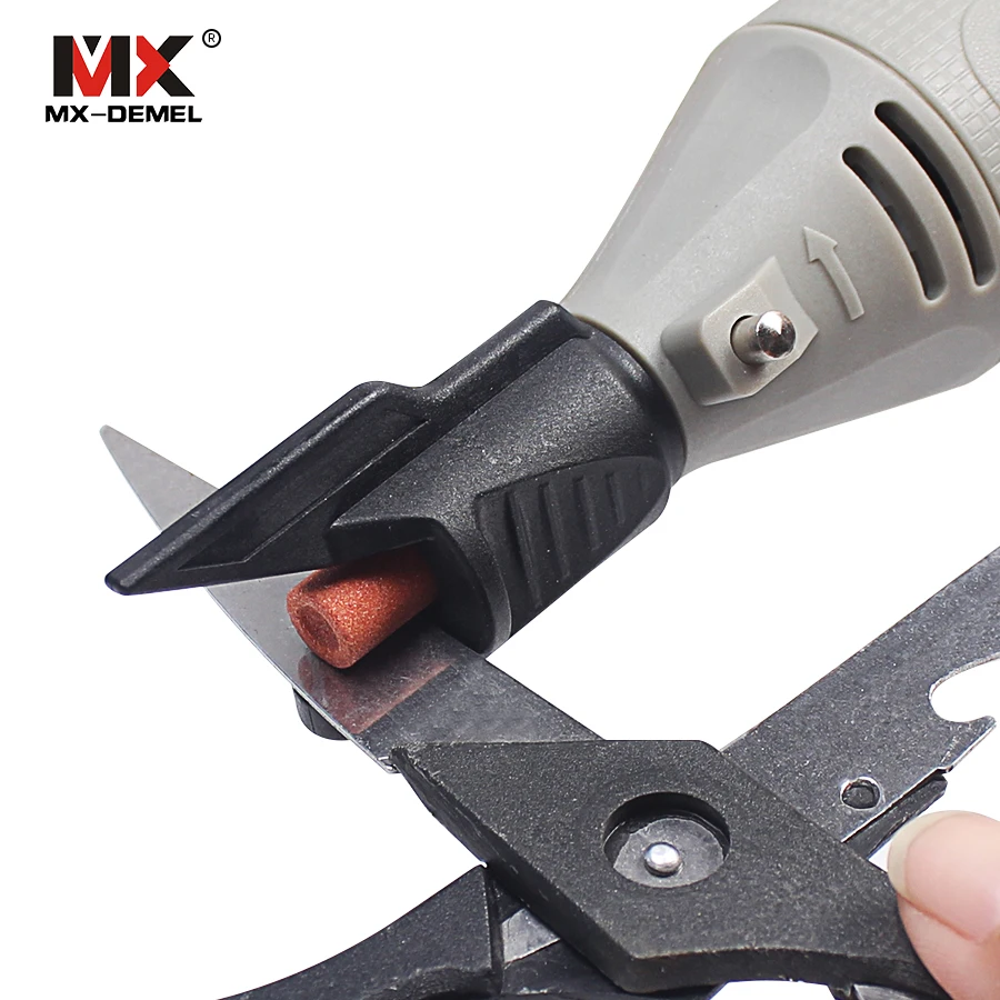  MX-DEMEL Saw Sharpening Attachment Sharpener Guide Drill Adapter For Dremel Drill Rotary Power Tool