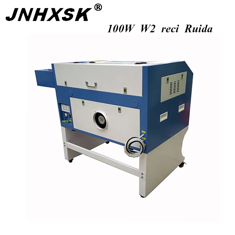 Лазерный гравировальный станок JNHXSK Ruida 100W reci CO2 фрезерный с ЧПУ для дерева фанеры