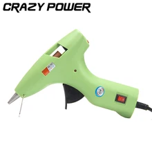 Crazy Power 30W Mini Electric Glue Gun Hot Melt Stick Heater Trigger Repair Tool EU Plug Power Off Automatic Paste Crafts