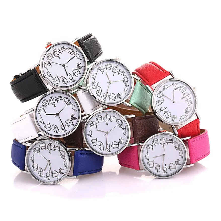 Часы Timezone #301 красивые модные творческие с героями мультфильмов женские милые