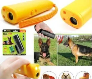 

Pet Dog Repeller Anti Barking Stop Bark Training Device Trainer LED Ultrasonic 3 in 1 Anti Barking Ultrasonic Without Battery